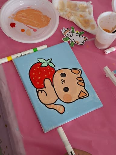 Obra de arte en lienzo